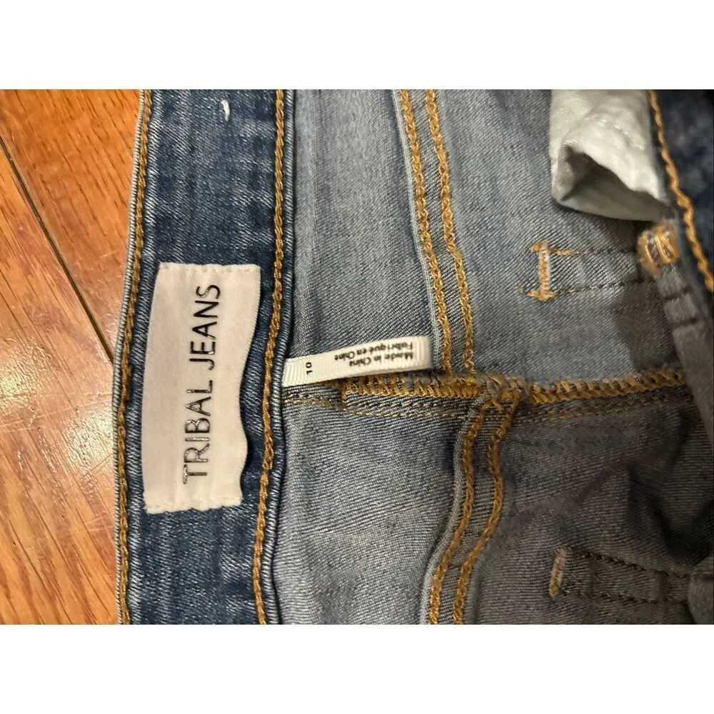 Tribal Wide Leg Jeans